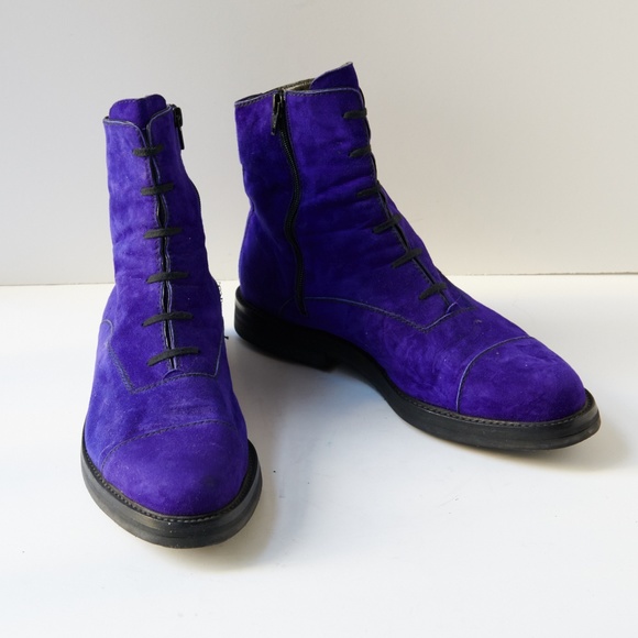 80s - SUSAN BENNIS - WARREN EDWARDS - Boots - Men\'s - 10 - PRPL Suede main image 5